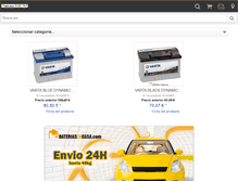 Tablet Screenshot of bateriasencasa.com